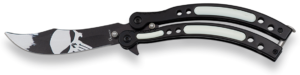 ΣΟΥΓΙΑΣ ALBAINOX SKULLS balisong. Blade 10.20 cm, 02196