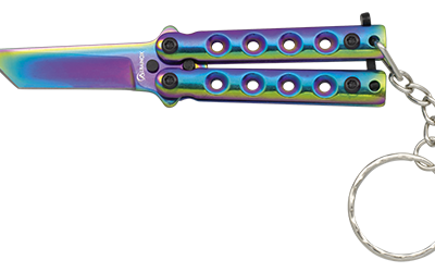 ΣΟΥΓΙΑΣ ALBAINOX, BT, Key-ring balisong. Colourful. 4 cm, 02246