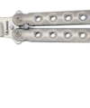 ΣΟΥΓΙΑΣ ALBAINOX, BT, Key-ring balisong. Silver, 4 cm, 02249