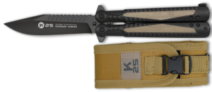 ΣΟΥΓΙΑΣ K25, BT, mikarta insertion balisong, 02258