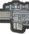 Barbaric Gun Patch, 10.2x3.8 cm, Βέλκρο