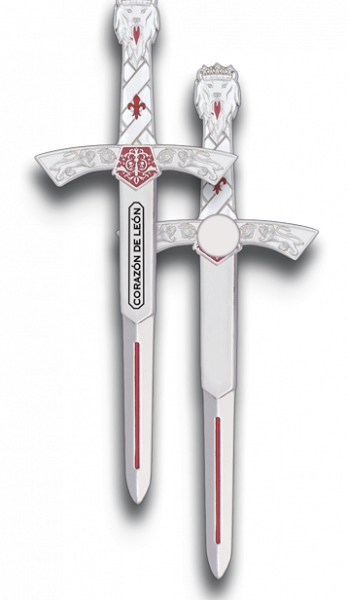 ΣΠΑΘΑΚΙ ΜΑΓΝΗΤΗΣ TOLE10 CORAZON DE LEON mini sword magnet, 09360