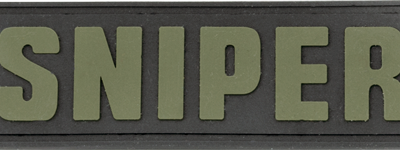 Barbaric Sniper Patch, 8x2.5cm, Βέλκρο