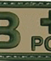Barbaric Blood B+ Patch, Βέλκρο