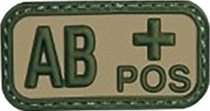 Barbaric Blood AB+ Patch, Βέλκρο