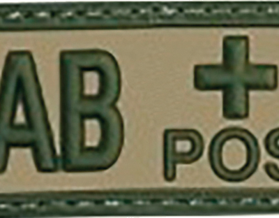 Barbaric Blood AB+ Patch, Βέλκρο