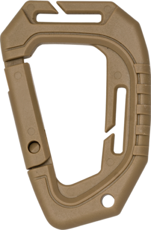 Κρίκος Carabiner Albainox συνθετικός Coyote