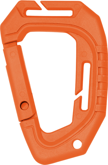 Κρίκος Carabiner Albainox συνθετικός Orange