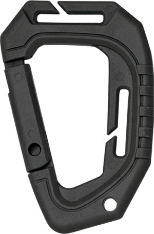 Κρίκος Carabiner Albainox συνθετικός Black