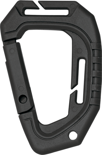 Κρίκος Carabiner Albainox συνθετικός Black