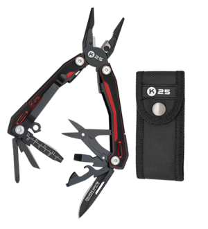 ΠΟΛΥΕΡΓΑΛΕΙΟ K25, G10 red/black pliers, 7Cr17Mov, 10 εργαλεια