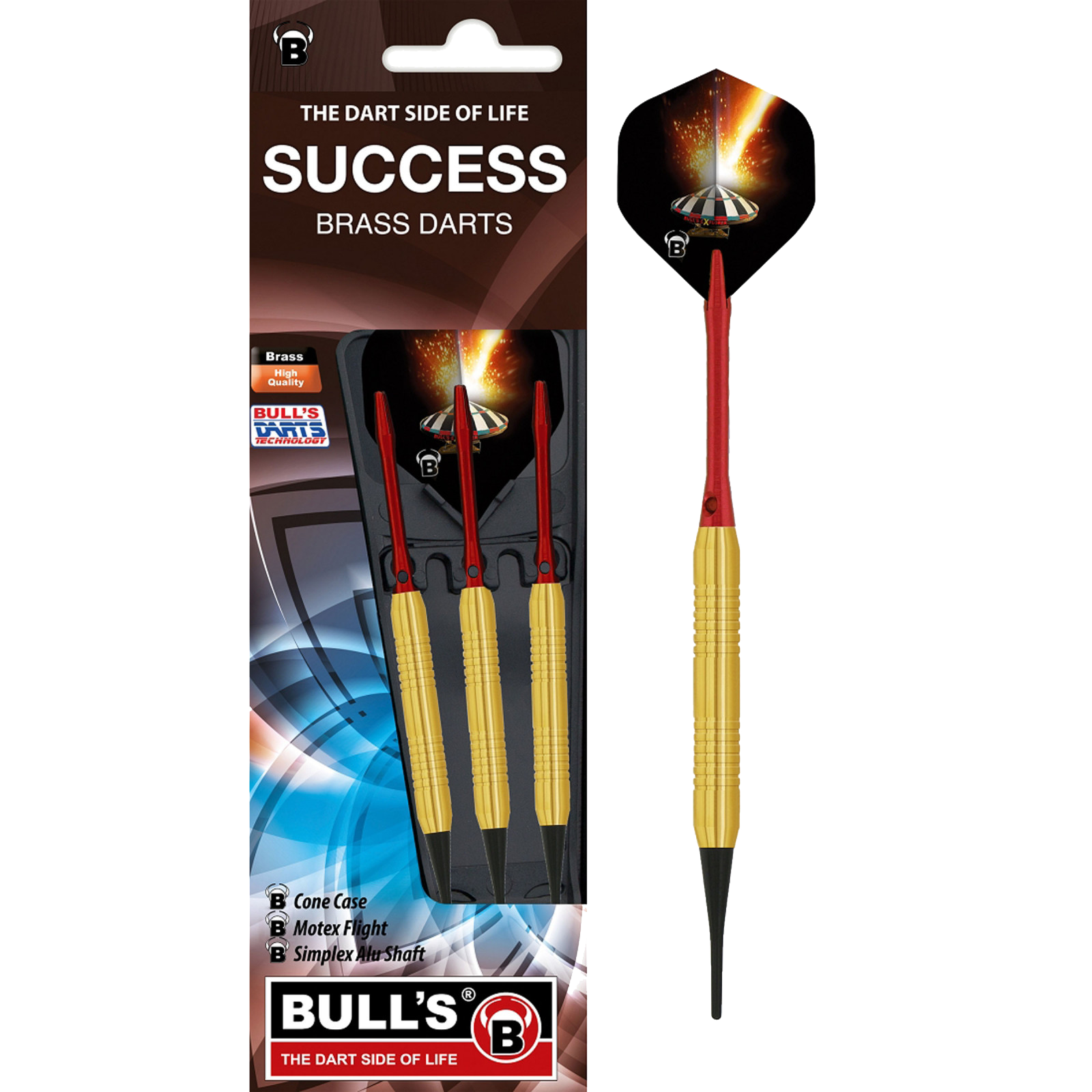 ΒΕΛΑΚΙΑ DART BULL'S, Soft Dart, Success Red, 18g – πρόσθετη εικόνα 1