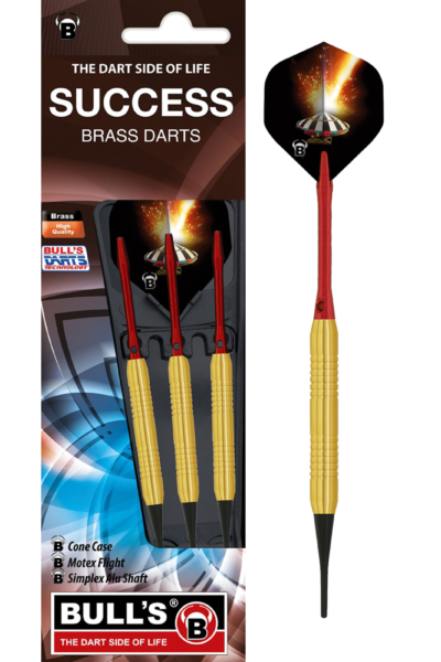 ΒΕΛΑΚΙΑ DART BULL'S, Soft Dart, Success Red, 16g – πρόσθετη εικόνα 1