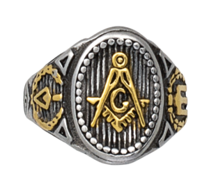 Δαχτυλίδι Masons ring. Size: 19 o