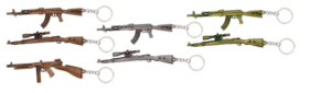 ΜΠΡΕΛΟΚ Albainox Assorted colours weapons key-rings, 16244