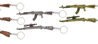 ΜΠΡΕΛΟΚ Albainox Assorted colours weapons key-rings, 16244