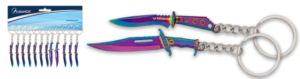 ΜΠΡΕΛΟΚ Albainox Rainbow assorted knife key-rings, 16245