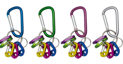 ΜΠΡΕΛΟΚ Albainox Carabiner Keychain Set, 16249