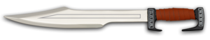 ΣΠΑΘΑΚΙ TOLE10 zinc "Spartan" sword. 18 cm, 16259