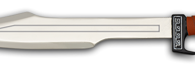 ΣΠΑΘΑΚΙ TOLE10 zinc "Spartan" sword. 18 cm, 16259