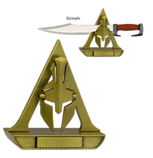 ΒΑΣΗ TOLE10 "Spartan" display. 7.2x8 cm