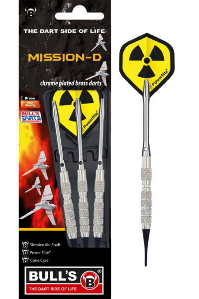 ΒΕΛΑΚΙΑ DART BULL'S, SOFT Darts, Mission-D, 12g – πρόσθετη εικόνα 1