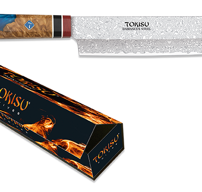 ΜΑΧΑΙΡΙ ΚΟΥΖΙΝΑΣ TOKISU, NAKIRI TOKISU knife. Damascus blade