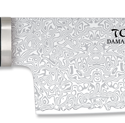 ΜΑΧΑΙΡΙ ΚΟΥΖΙΝΑΣ TOKISU, NAKIRI knife. Damascus blade 18 cm – πρόσθετη εικόνα 1