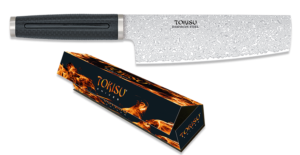 ΜΑΧΑΙΡΙ ΚΟΥΖΙΝΑΣ TOKISU, NAKIRI knife. Damascus blade 18 cm