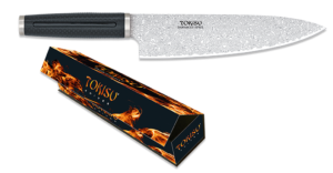 ΜΑΧΑΙΡΙ ΚΟΥΖΙΝΑΣ TOKISU, GYUTO knife. Damascus blade: 21.5cm