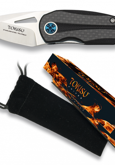 Σουγιάς Tokisu pocket knife. Carbon, Bearings, CNC, 18684