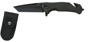 Σουγιάς Albainox black tanto pocket knife.Blade8, 18751