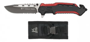 Σουγιάς K25 folding knife. Sheath. Red/black