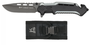 Σουγιάς K25 Tactical folding knife. Grey/noir