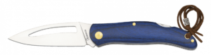 Σουγιάς Albainox pocket knife. Blue pakkawood