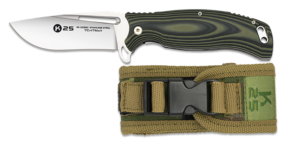 ΣΟΥΓΙΑΣ K25, CNC/G10 penknife. Green-black, 10,00cm, 18868