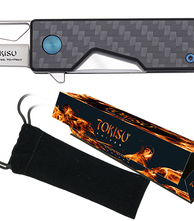 ΣΟΥΓΙΑΣ TOKISU penknife. Carbon fiber-G10, 4,00cm, 18874