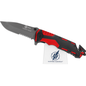 ΣΟΥΓΙΑΣ K25, Tactical pocket knife, Rubbered aluminium/red, 9.4 – πρόσθετη εικόνα 1