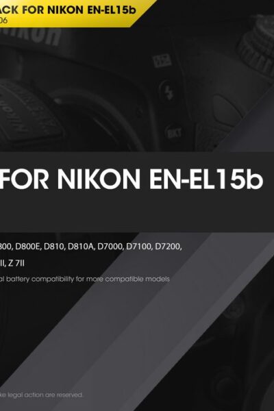ΜΠΑΤΑΡΙΑ NITECORE for Nikon EN-EL15b, 7.2V, 2040mAh, 14.6Wh – πρόσθετη εικόνα 1