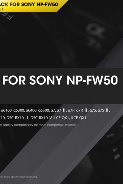ΜΠΑΤΑΡΙΑ NITECORE for SONY NP-FW50, 7.4V, 1030mAh, 7.6Wh – πρόσθετη εικόνα 1