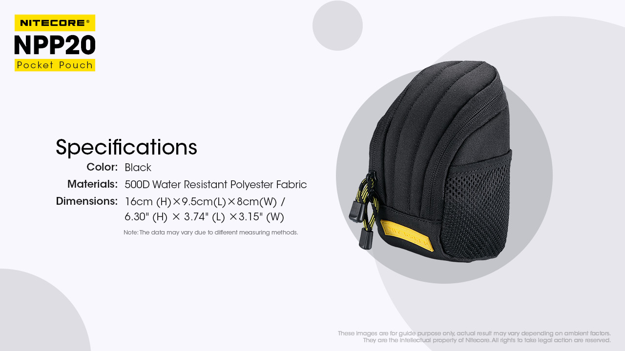 ΤΣΑΝΤΑΚΙ NITECORE NPP20, 500D Water Resistant Polyester Fabric – πρόσθετη εικόνα 7