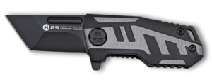 ΣΟΥΓΙΑΣ K25, G10 black-grey tactical pocket knife, 25004