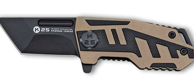 ΣΟΥΓΙΑΣ K25, G10 black-coyote tactical penknife, 25005