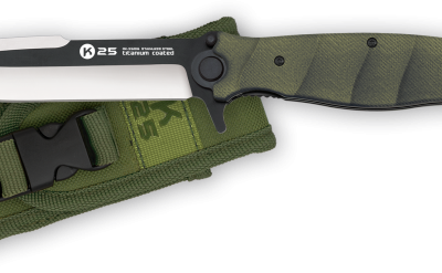 ΣΟΥΓΙΑΣ K25, Green G10 pocket knife. Blade 13 cm, 25015