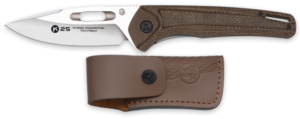 Σουγιάς K25 caramel micarta pocket knife, 25234