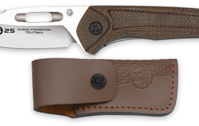 Σουγιάς K25 caramel micarta pocket knife, 25234