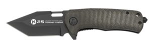Σουγιάς K25 tactical penknife.Black Onix micarta, 25237