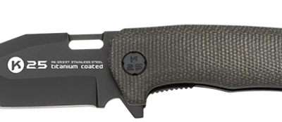 Σουγιάς K25 tactical penknife.Black Onix micarta, 25237