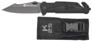 Σουγιάς K25 rubber pocket knife. Titanium coated, 25241