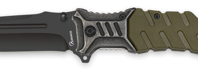 ΣΟΥΓΙΑΣ ALBAINOX,Tactical pocket knife. Seel/Green ABS, 25312